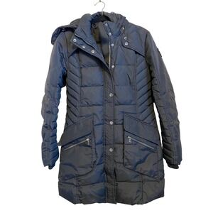 Pajar Canada Maquinna Black Down Puffer‎ Parka Jacket Hooded Heavy Winter Coat L